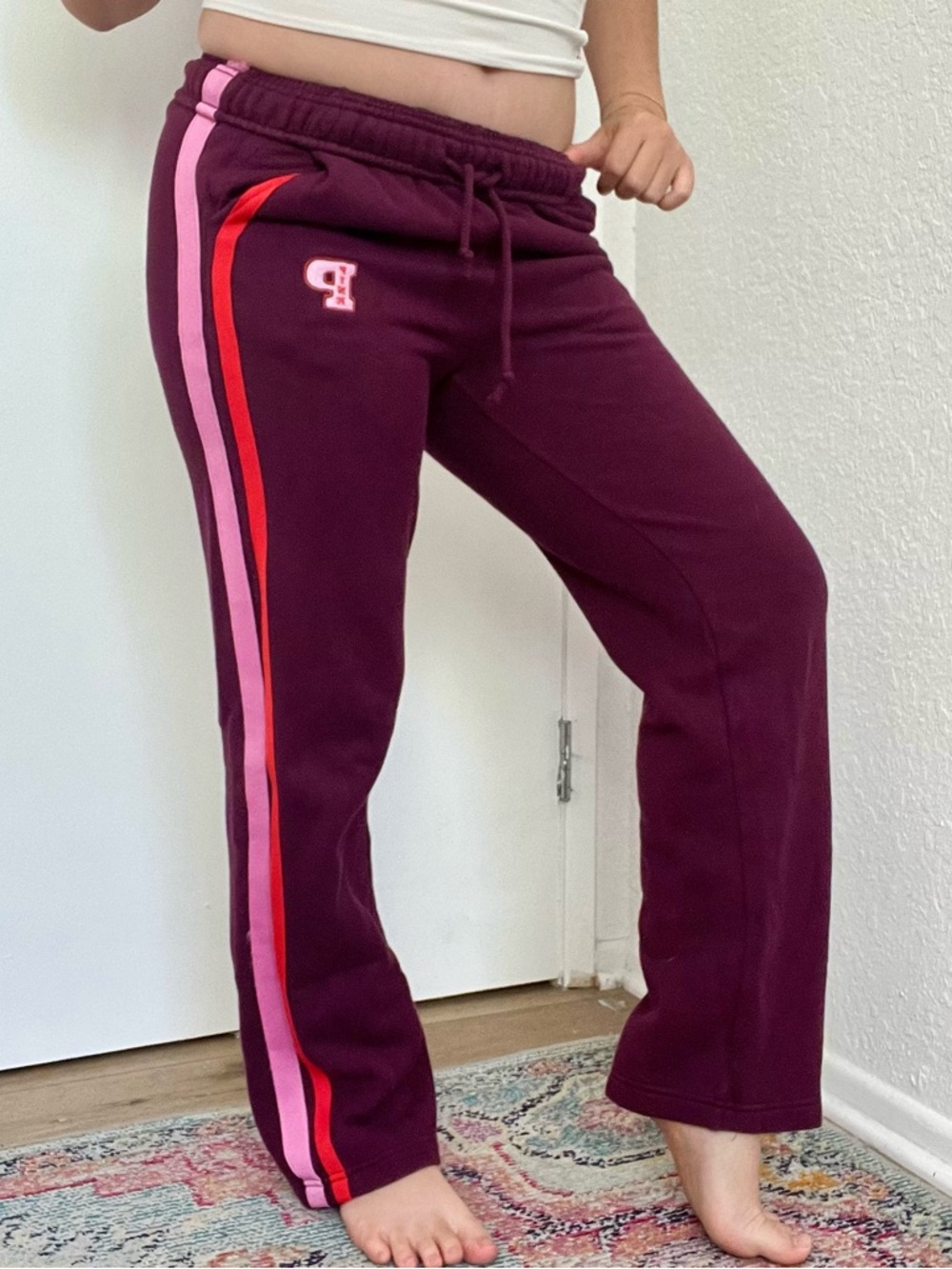 PINK Victoria's Secret Wide Leg Sweatpants